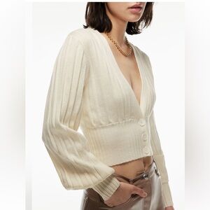 Wilfred Plunge Front Cardigan